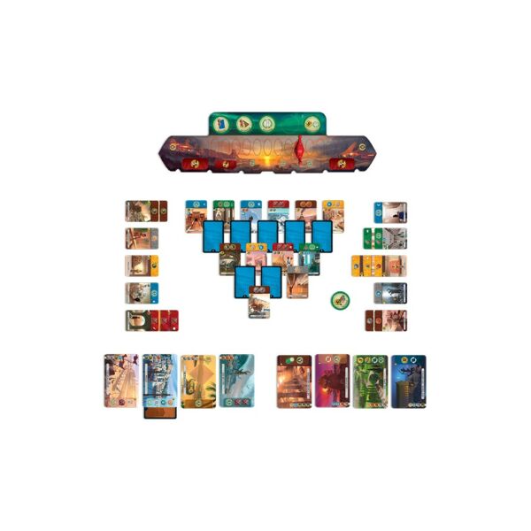 Contenu du jeu 7 Wonders duel