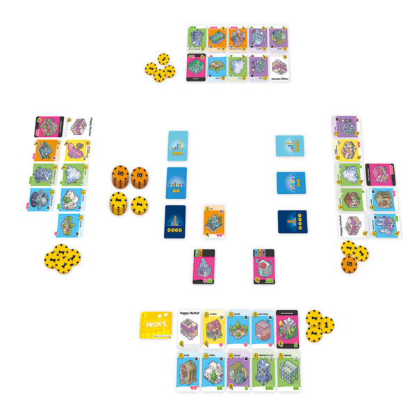 Contenu du jeu Happy city