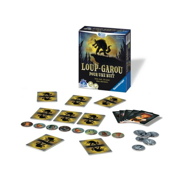 Contenu du jeu Loup garou Pour une nuit