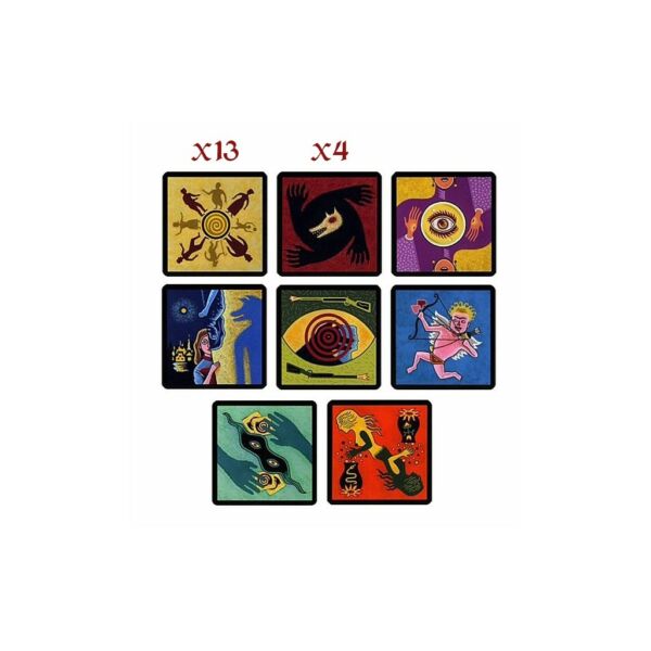 Contenu du jeu Loup garou de Thiercelieux