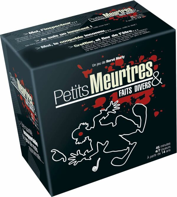 Boite du Jeu Petits meurtres et faits divers